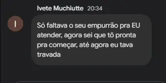 Print do WhatsApp — Ivete